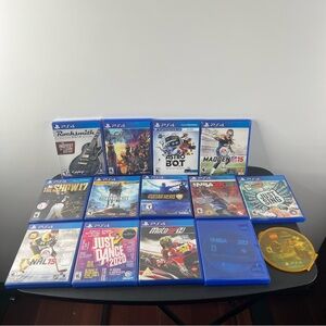 PlayStation 4 PS4 Bundle Lot of 14 Games (Kingdom Hearts Astro Bot Star Wars)